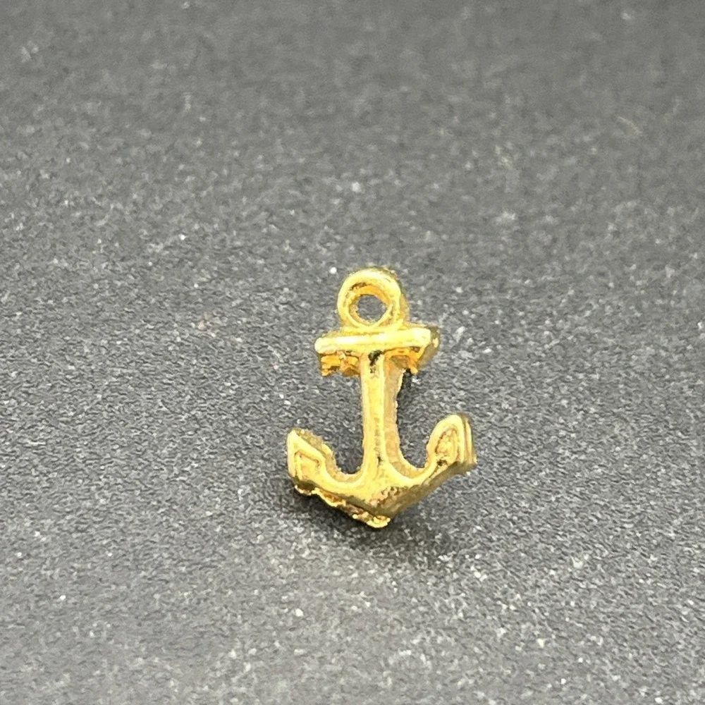 Anchor Nautical‎ Boat Ship Ocean Water Gold Tone Lapel Hat Pin
